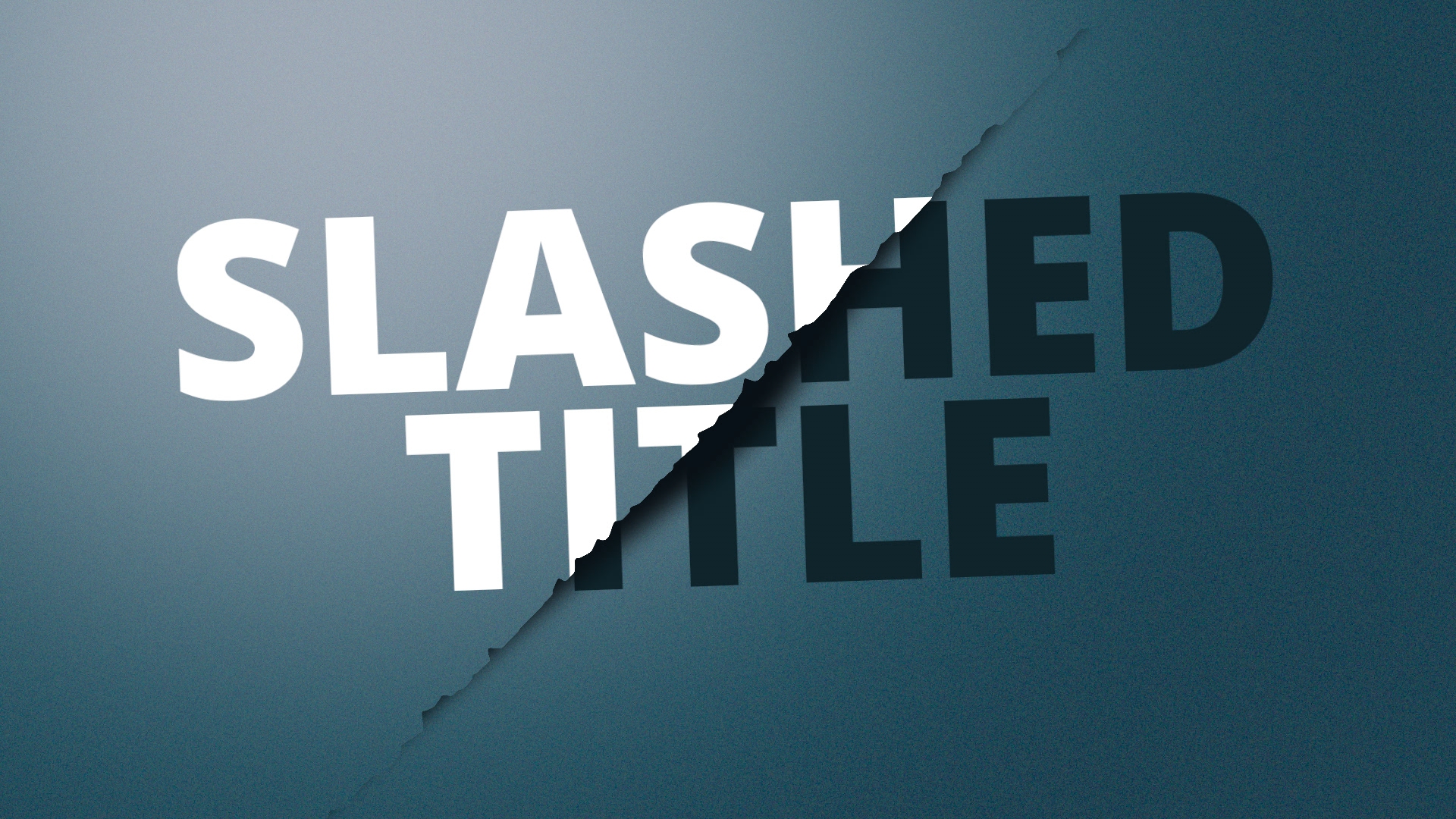 Slashed